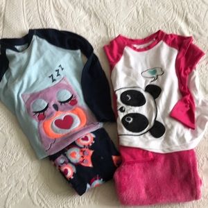 Girls long sleeve pjs